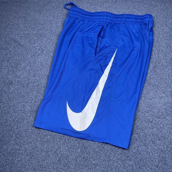 Nike Other - Nike Dry HBR Basketball Shorts Mens XLT Blue Dri Fit Big Swoosh 910704-480 Baggy